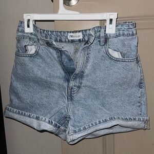 Zara mom shorts high waisted